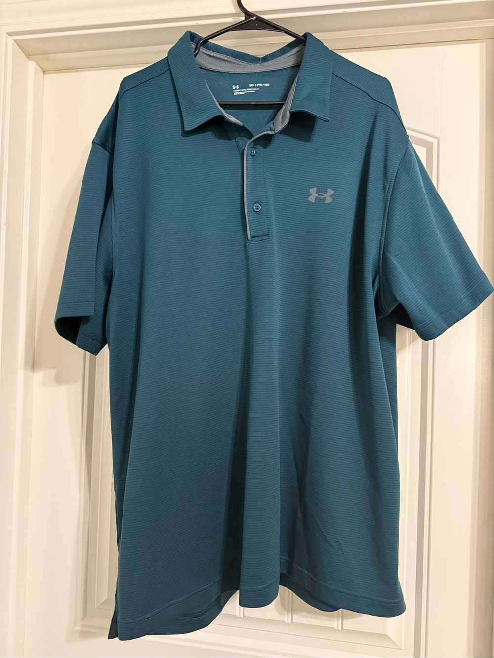 Under Armour Men's Teal-Green Performance Polo